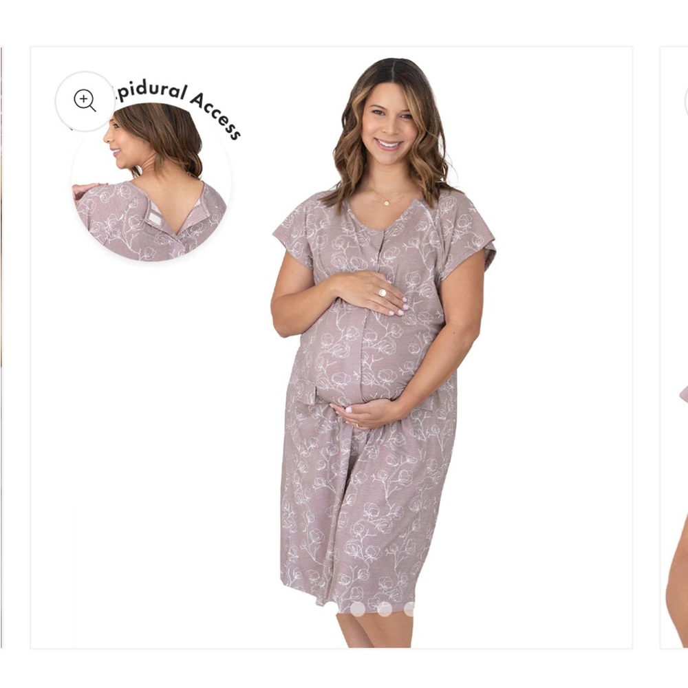 BNWT Kindred Bravely labor & delivery gown